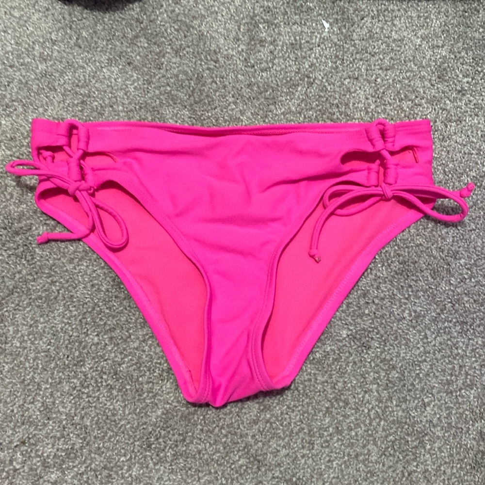 Hot pink, bikini bottoms